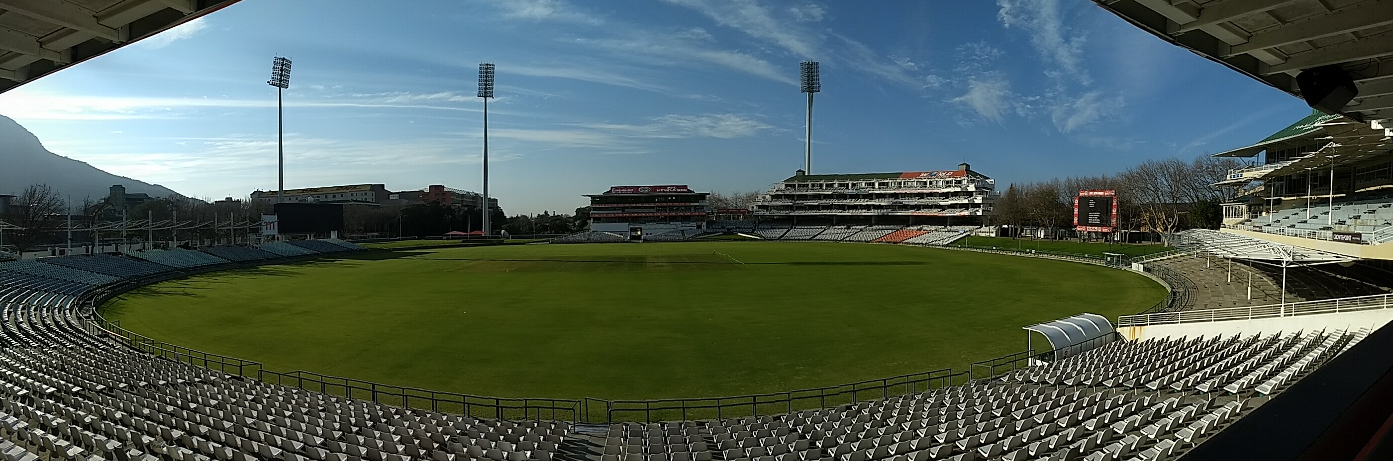Newlands Cricket Ground with Table Mountain in the background, Cape Town