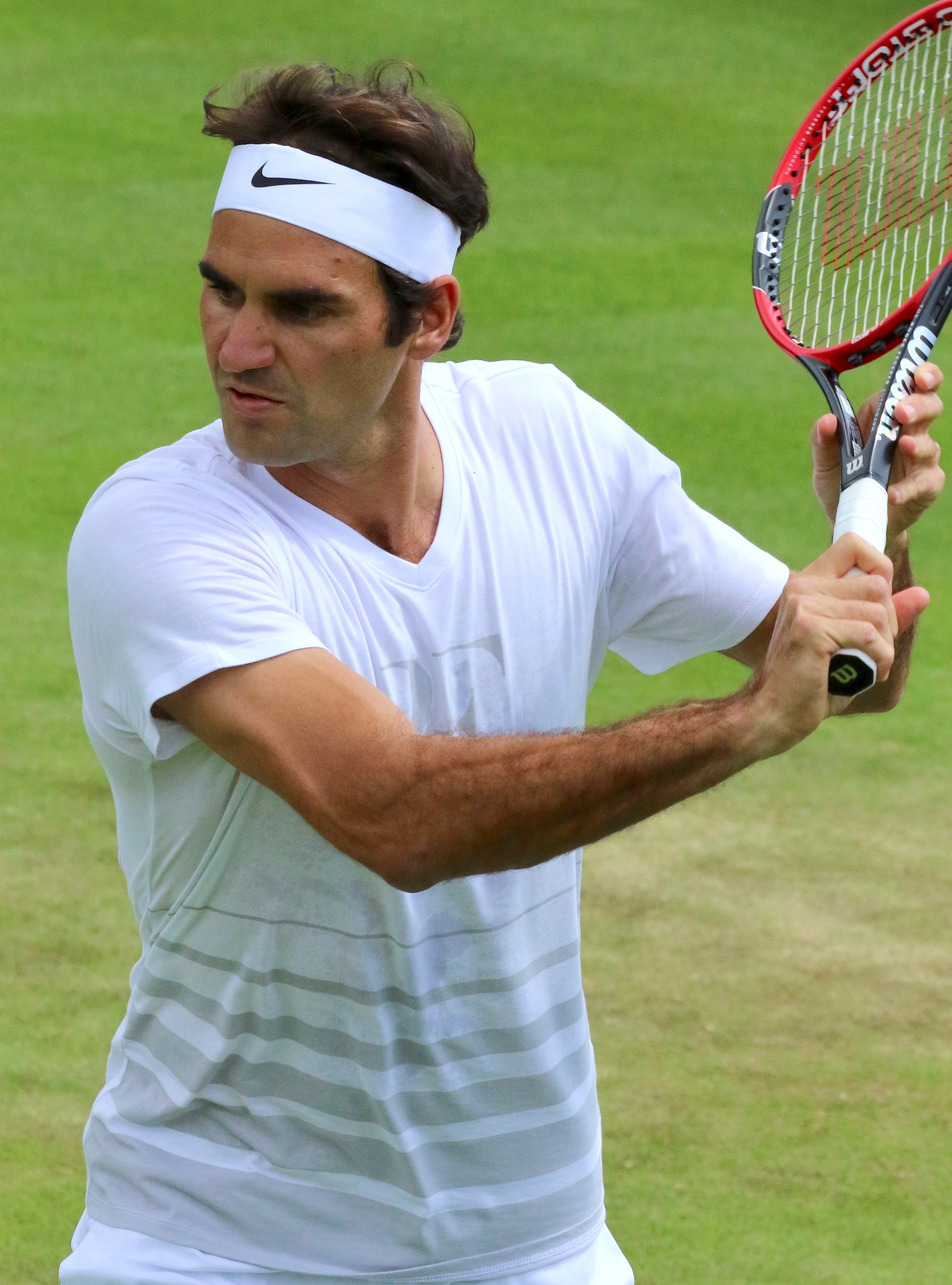 Roger Federer at Wimbledon, 2016