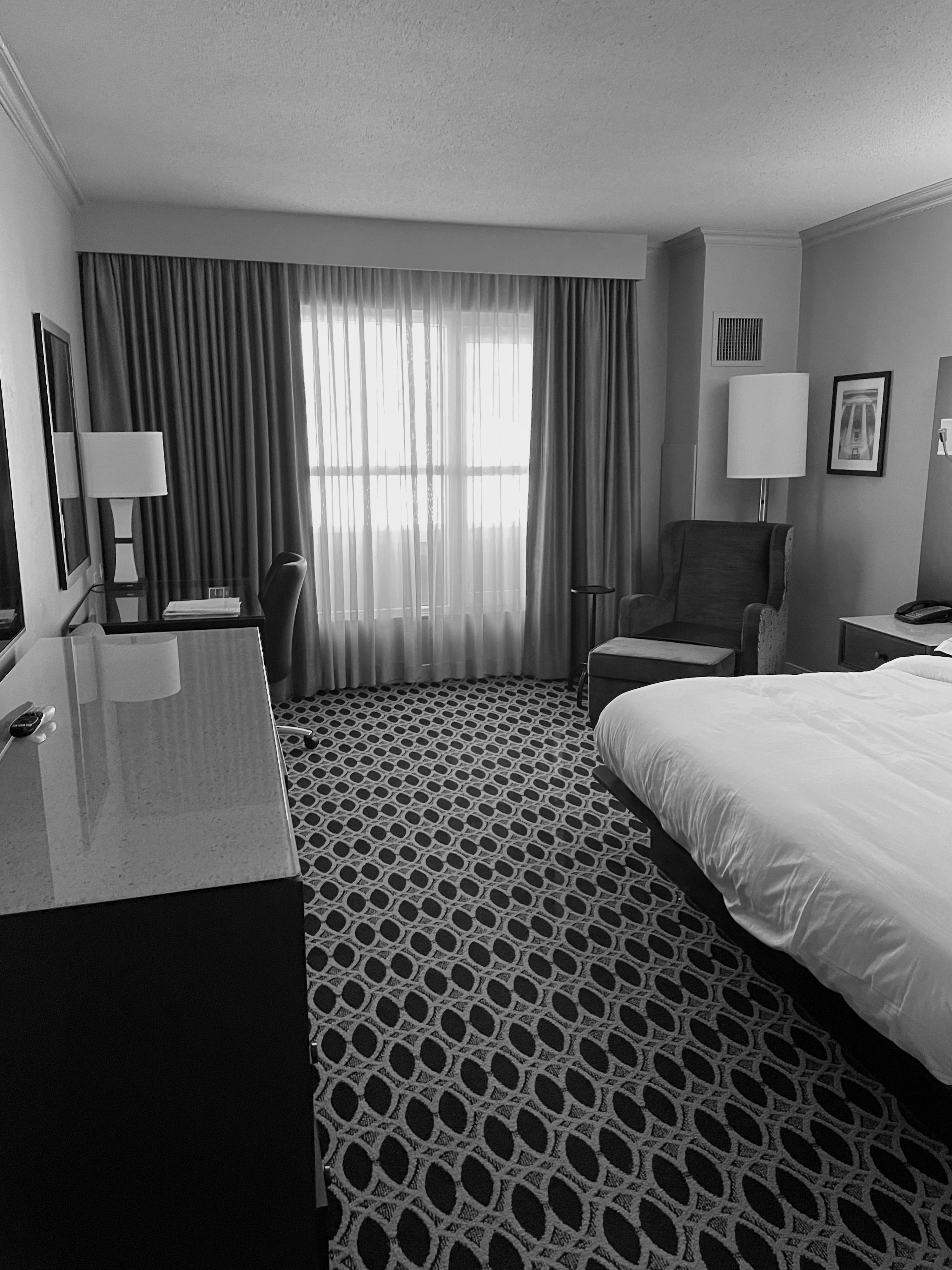 Hotel room booked for a trip