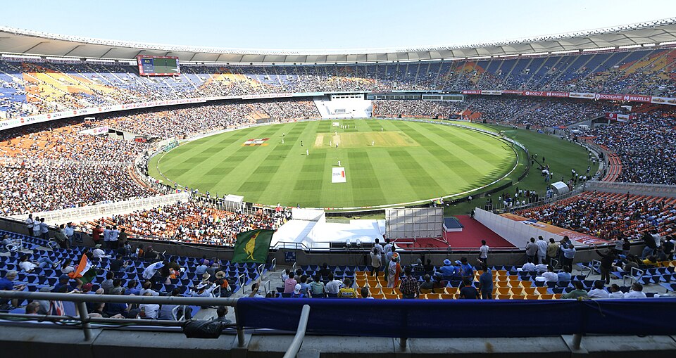Narendra Modi Stadium, Ahmedabad, during the Border-Gavaskar Trophy
