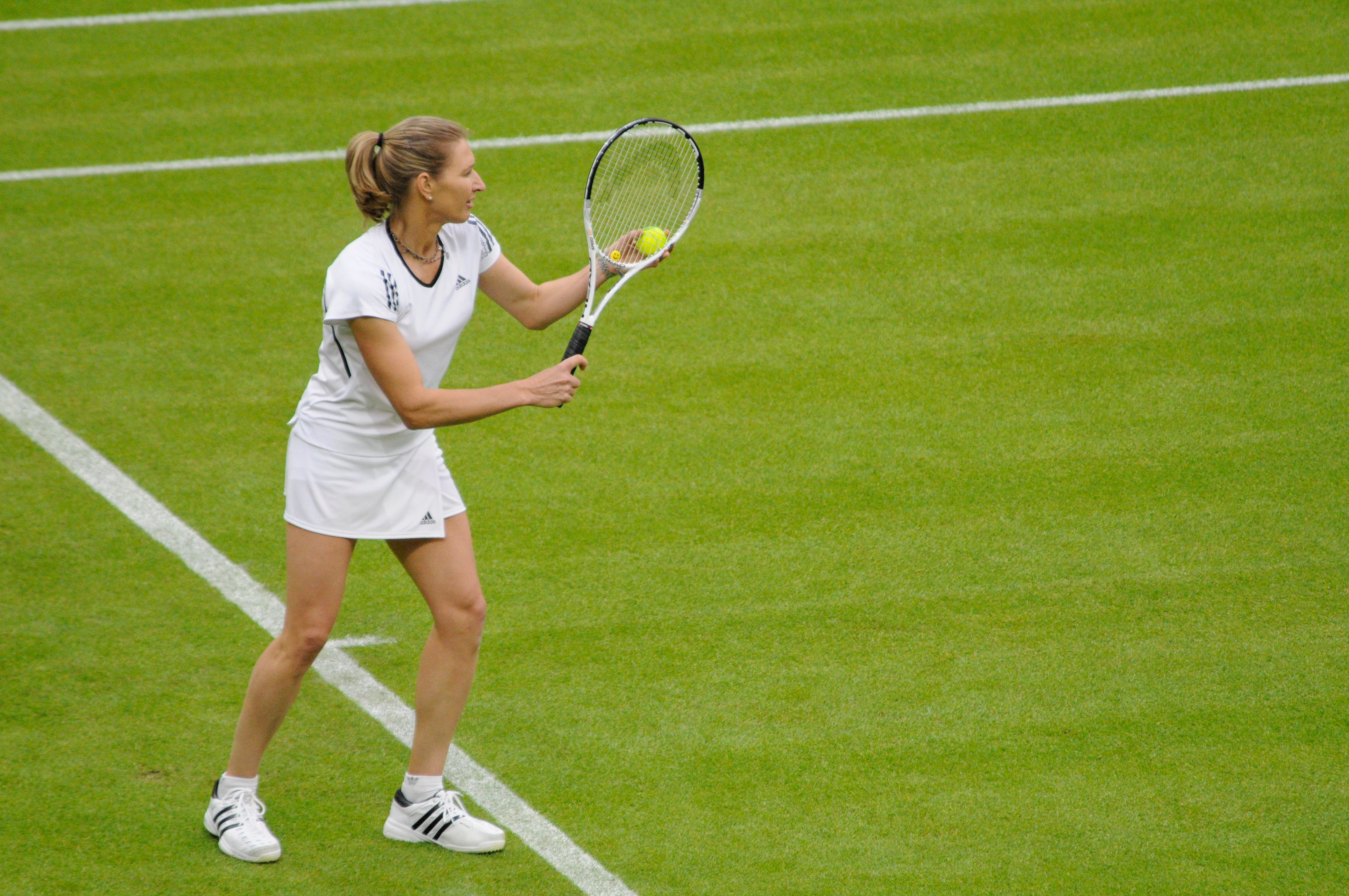 Steffi Graf at Wimbledon, 2009