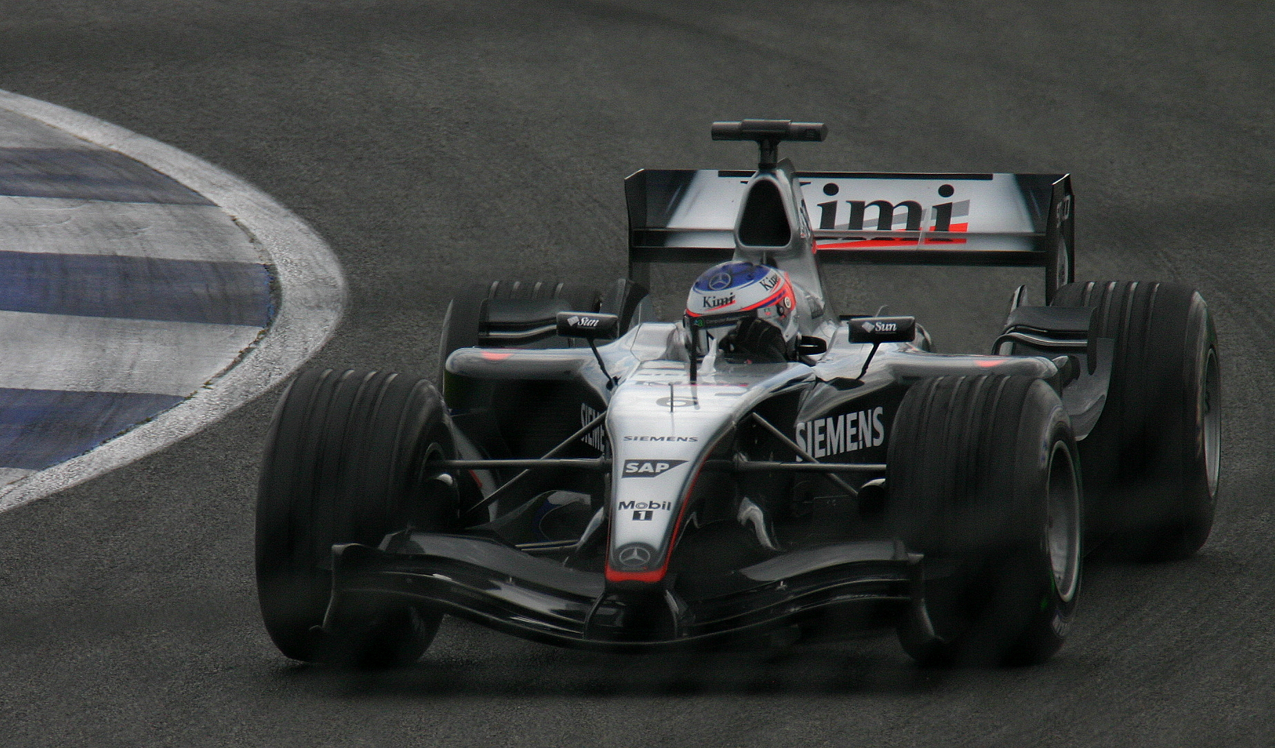 Kimi Räikkönen in the McLaren MP4-19B