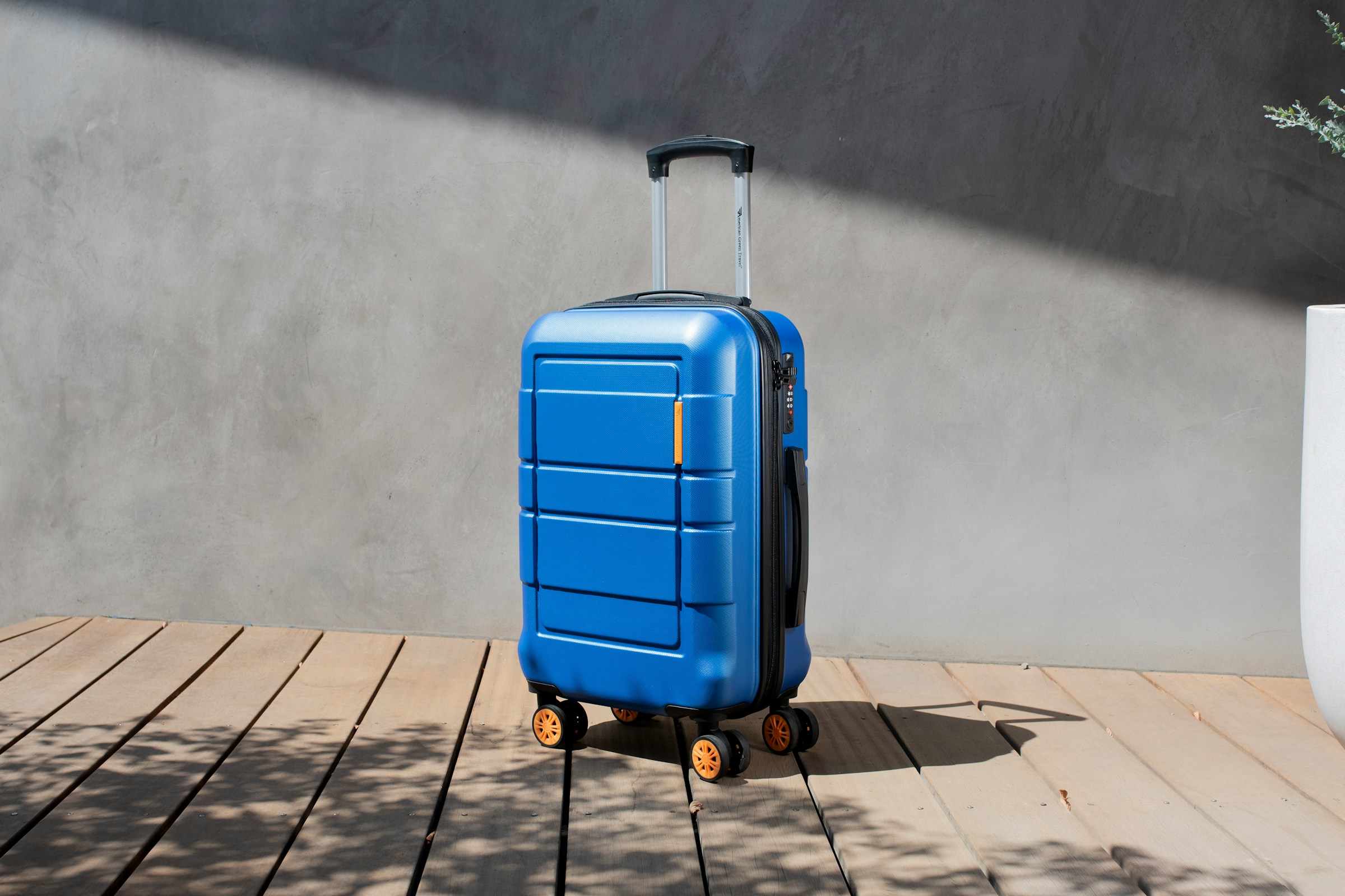 Packed suitcase for a long-haul trip