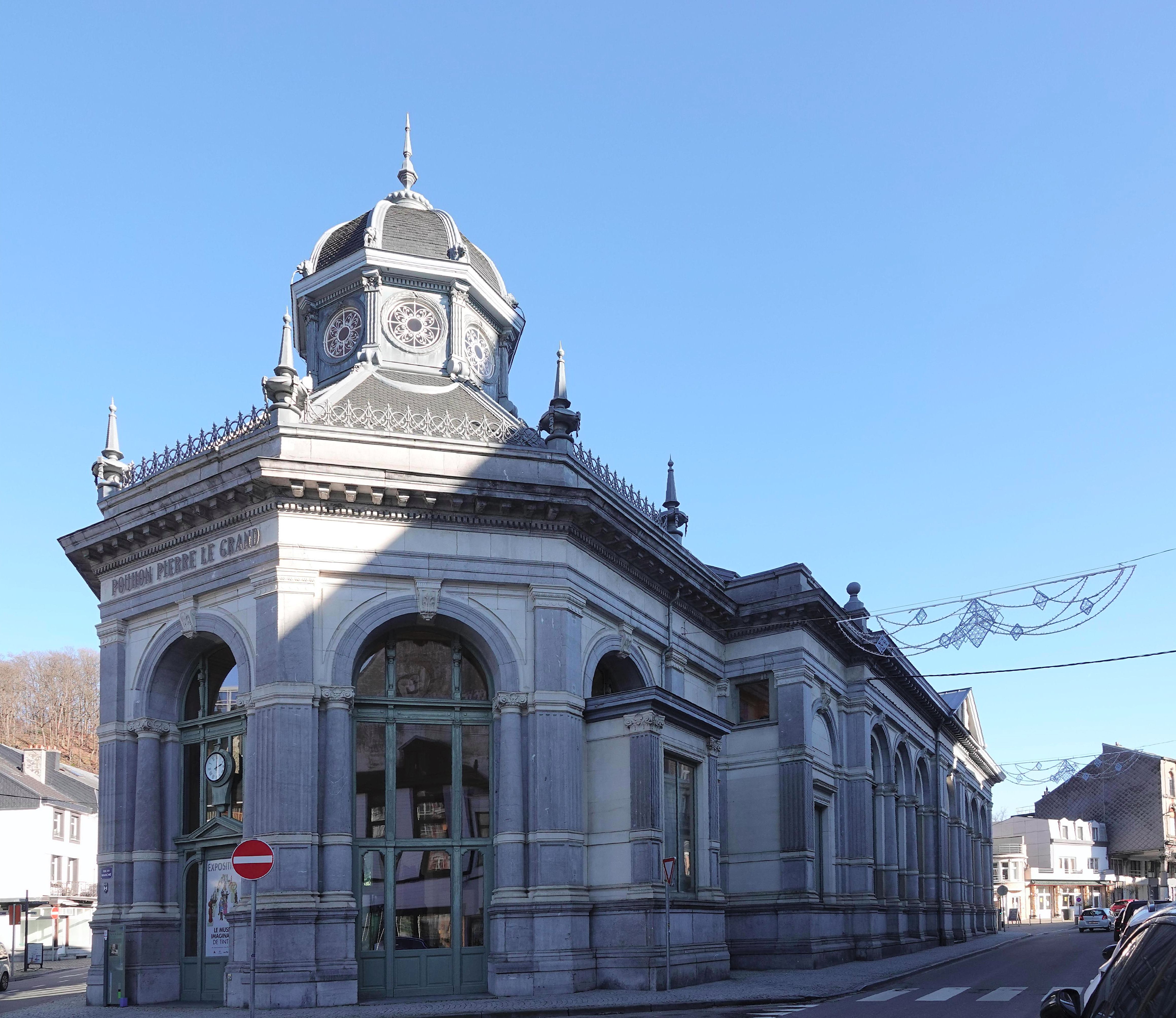 The octagonal Neoclassical Pouhon Pierre-le-Grand spring pavilion in Spa, Belgium