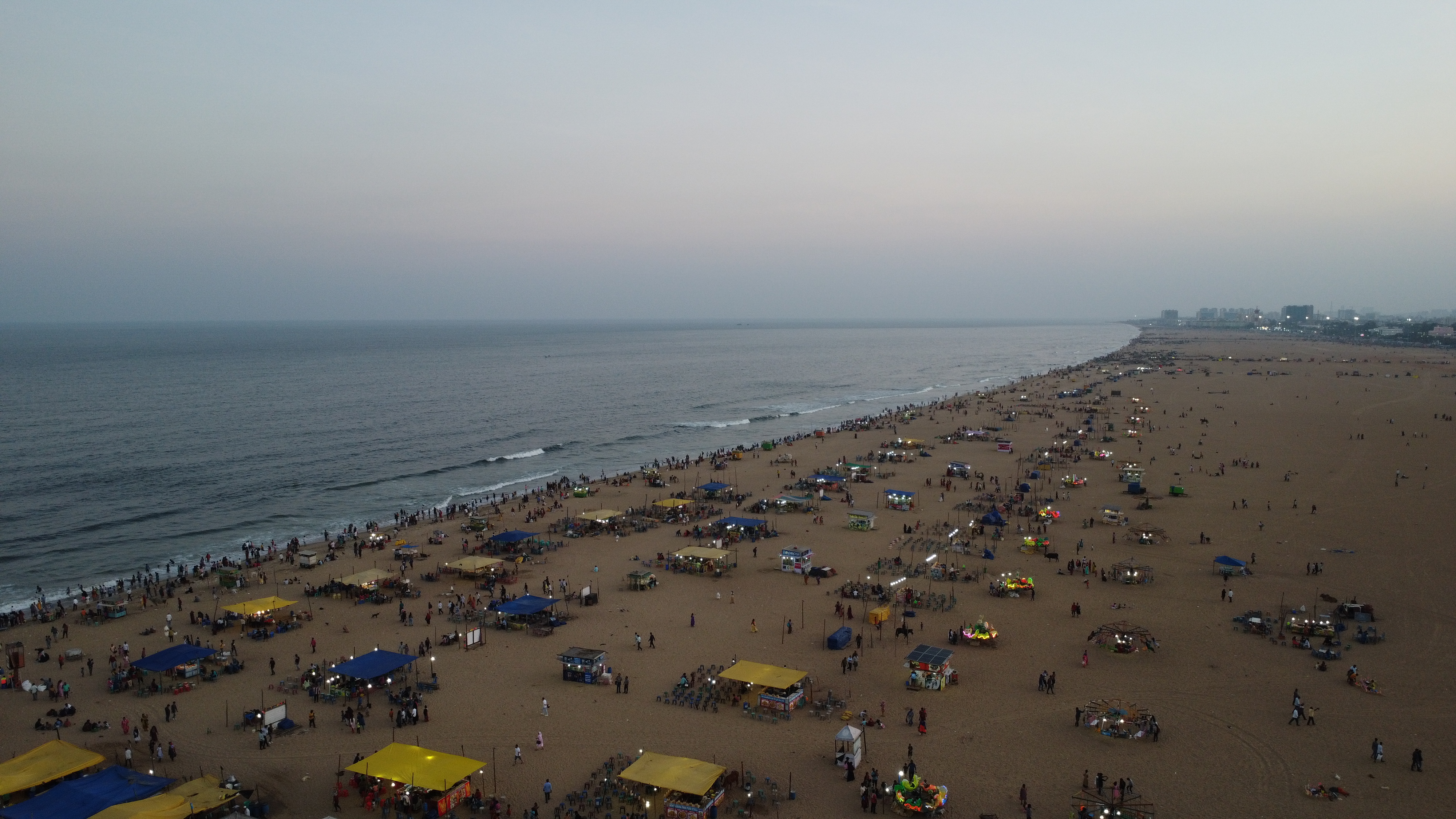 Marina Beach & Kapaleeshwarar Temple