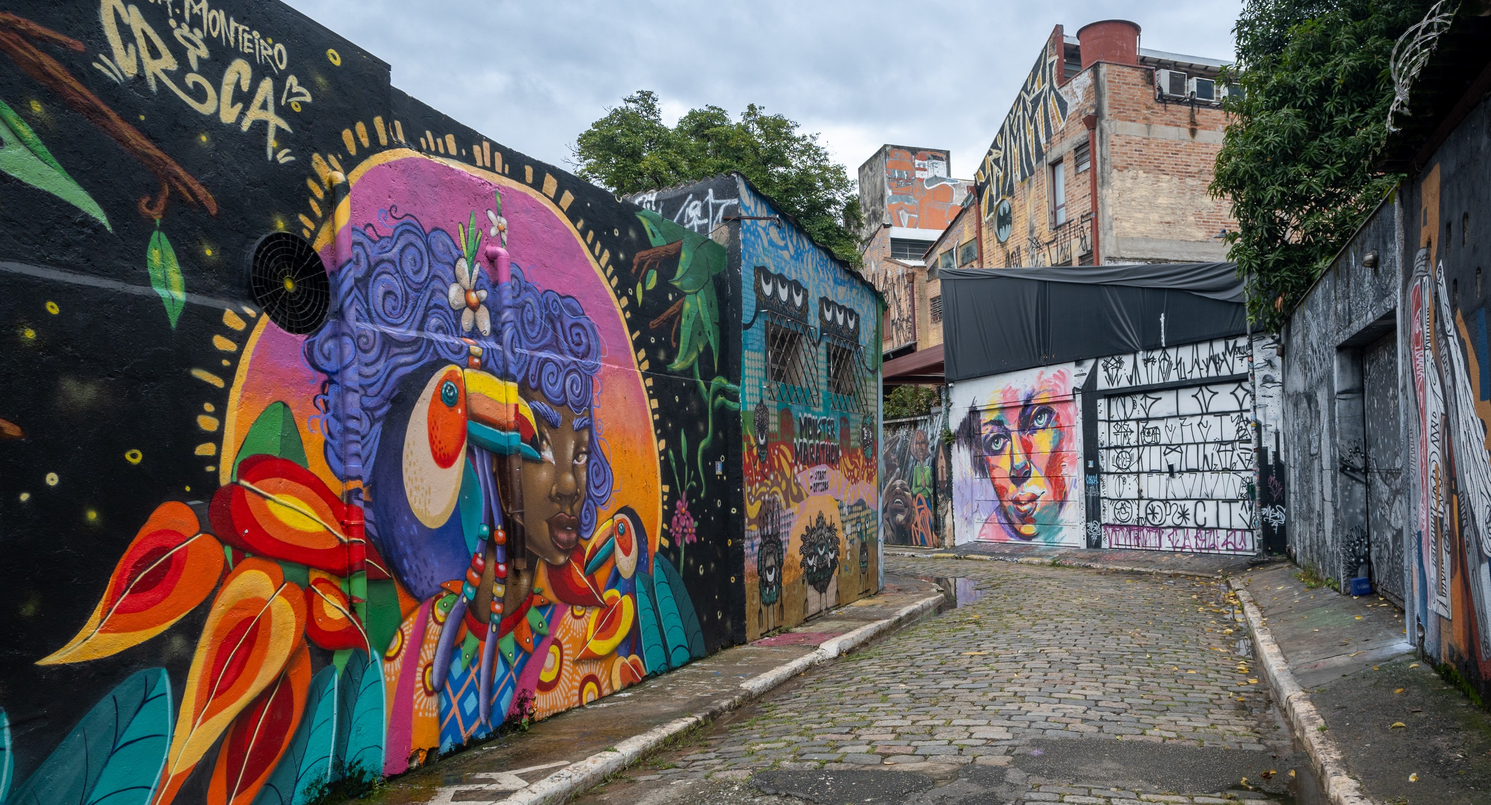 Beco do Batman street art alley, Vila Madalena, São Paulo