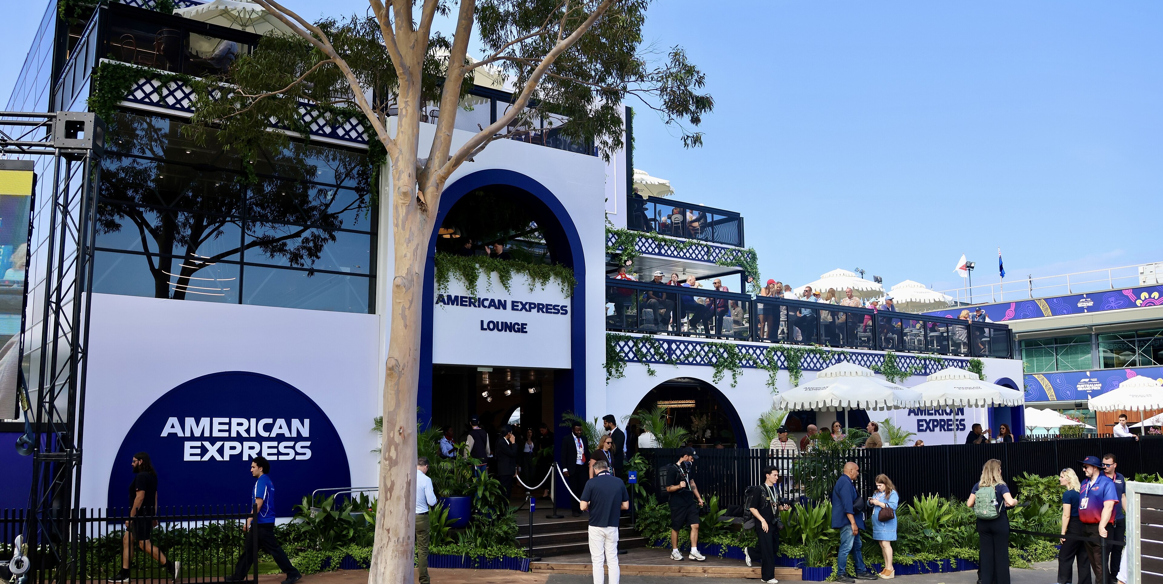 F1 Paddock Club hospitality suite, trackside