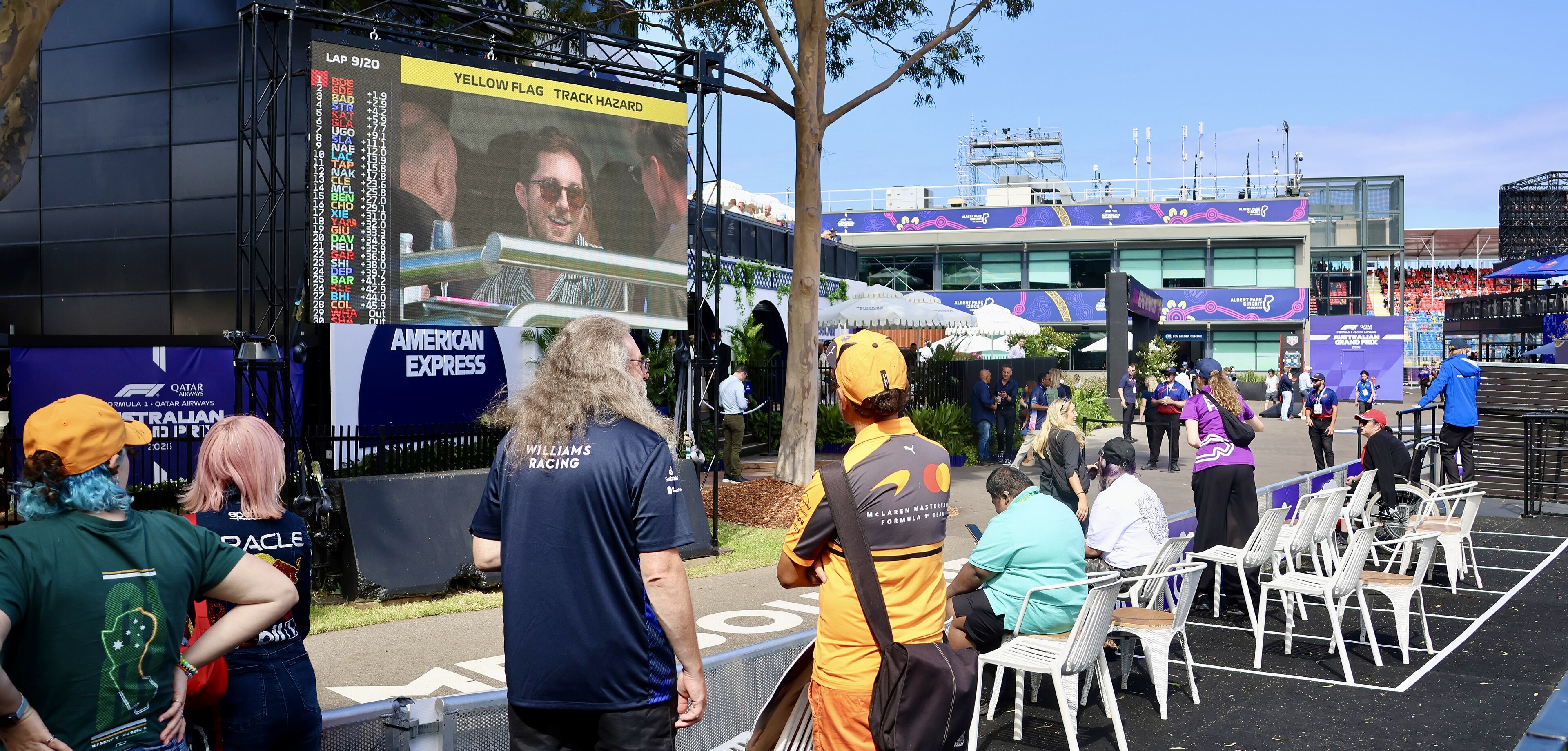 Crowd at Albert Park during the Australian Grand Prix