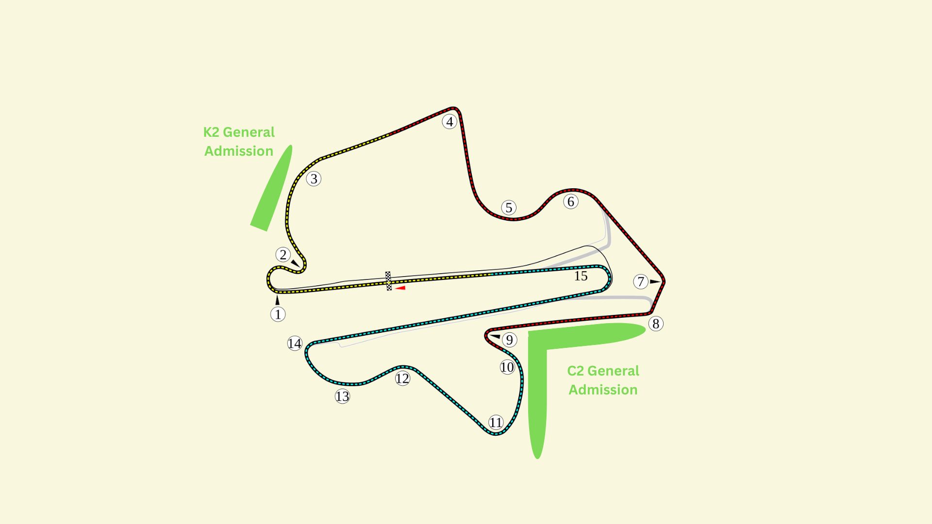 Hill Stand (C2) general admission embankment at Sepang International Circuit