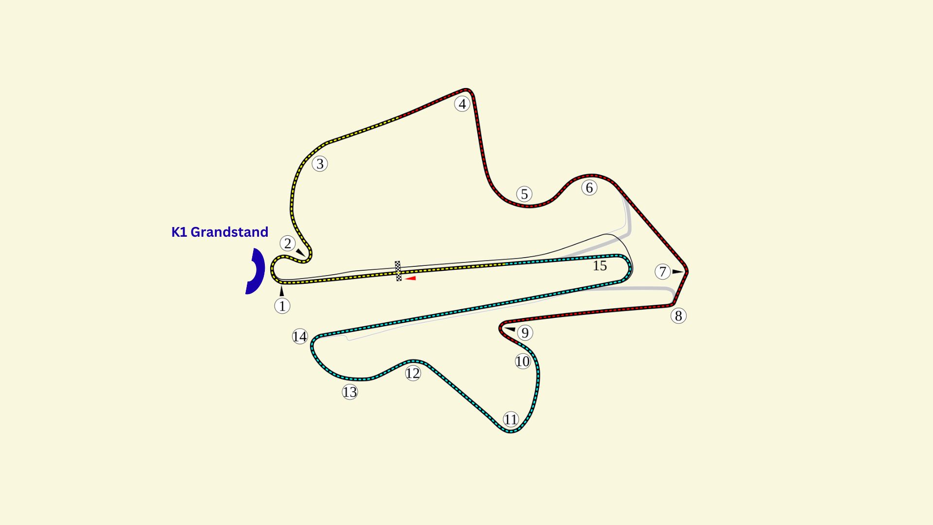 K1 Grandstand at Turn 1, Sepang International Circuit