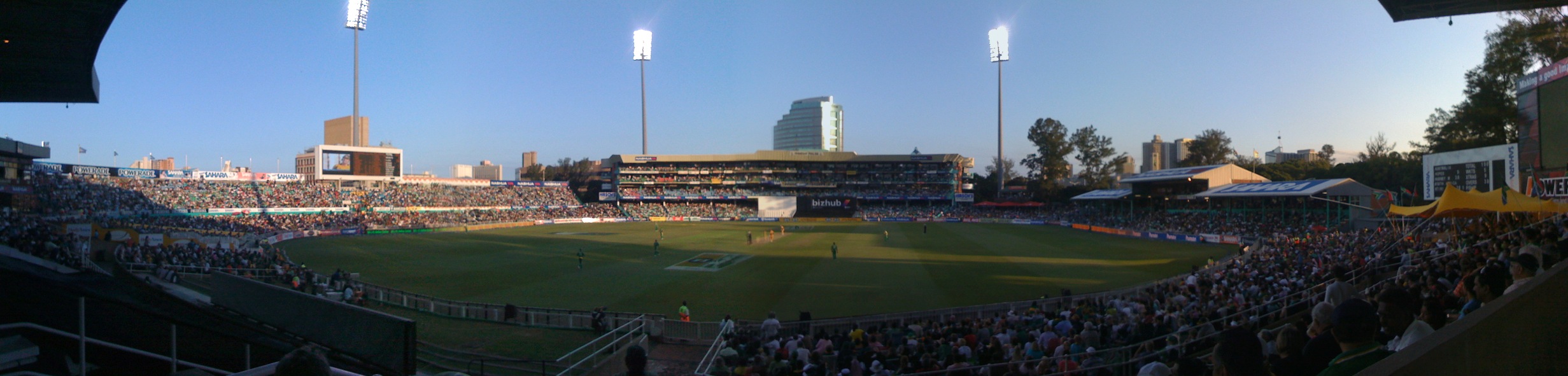 Panoramic view of Kingsmead Cricket Stadium, Durban