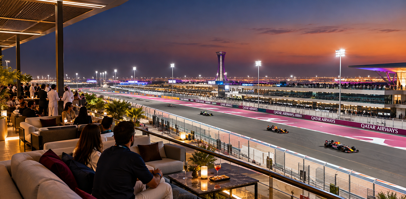 Lusail Hill Lounge — The Circuit's Best View, With a Seat