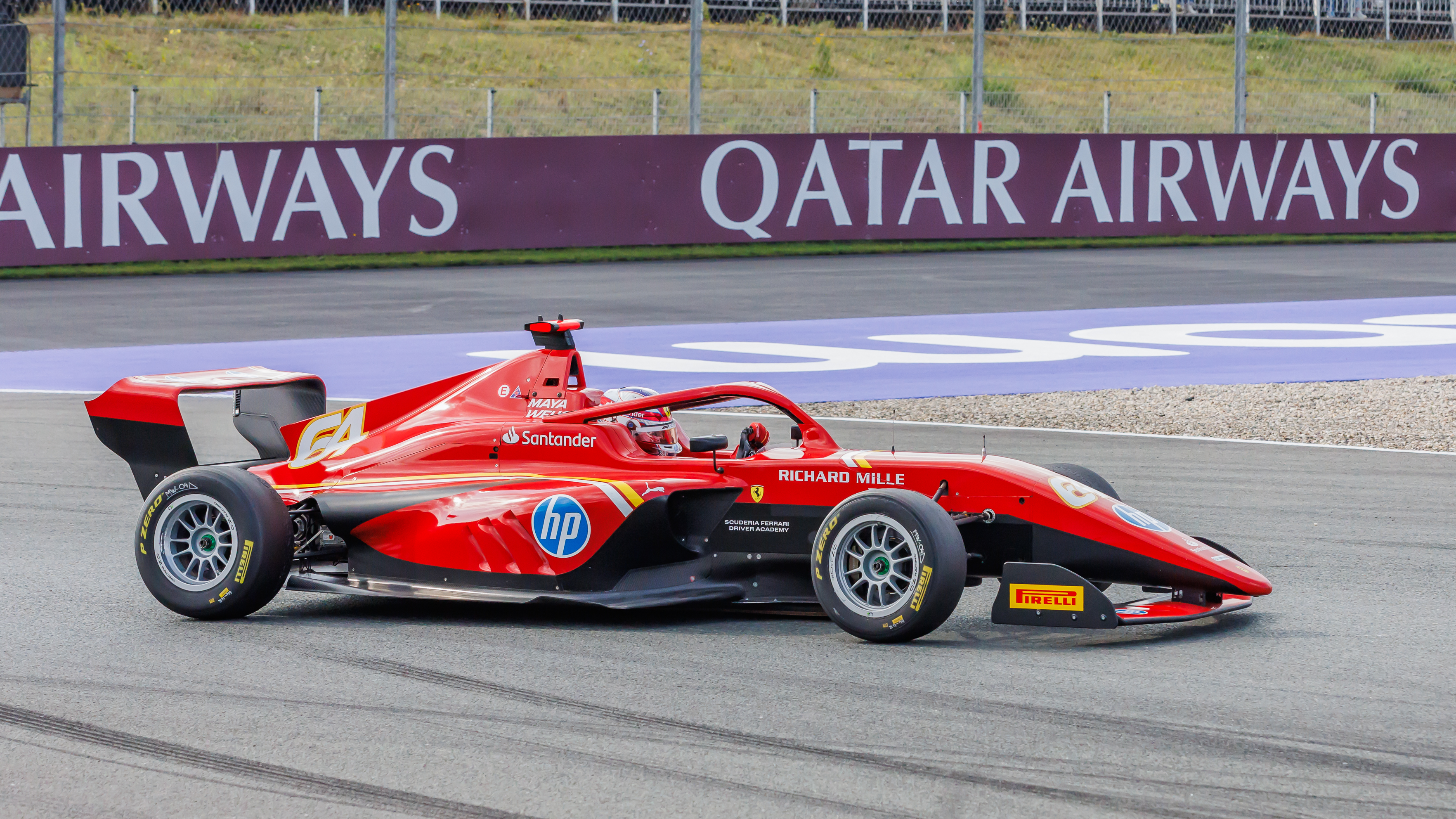 Grandstand seating at Lusail International Circuit