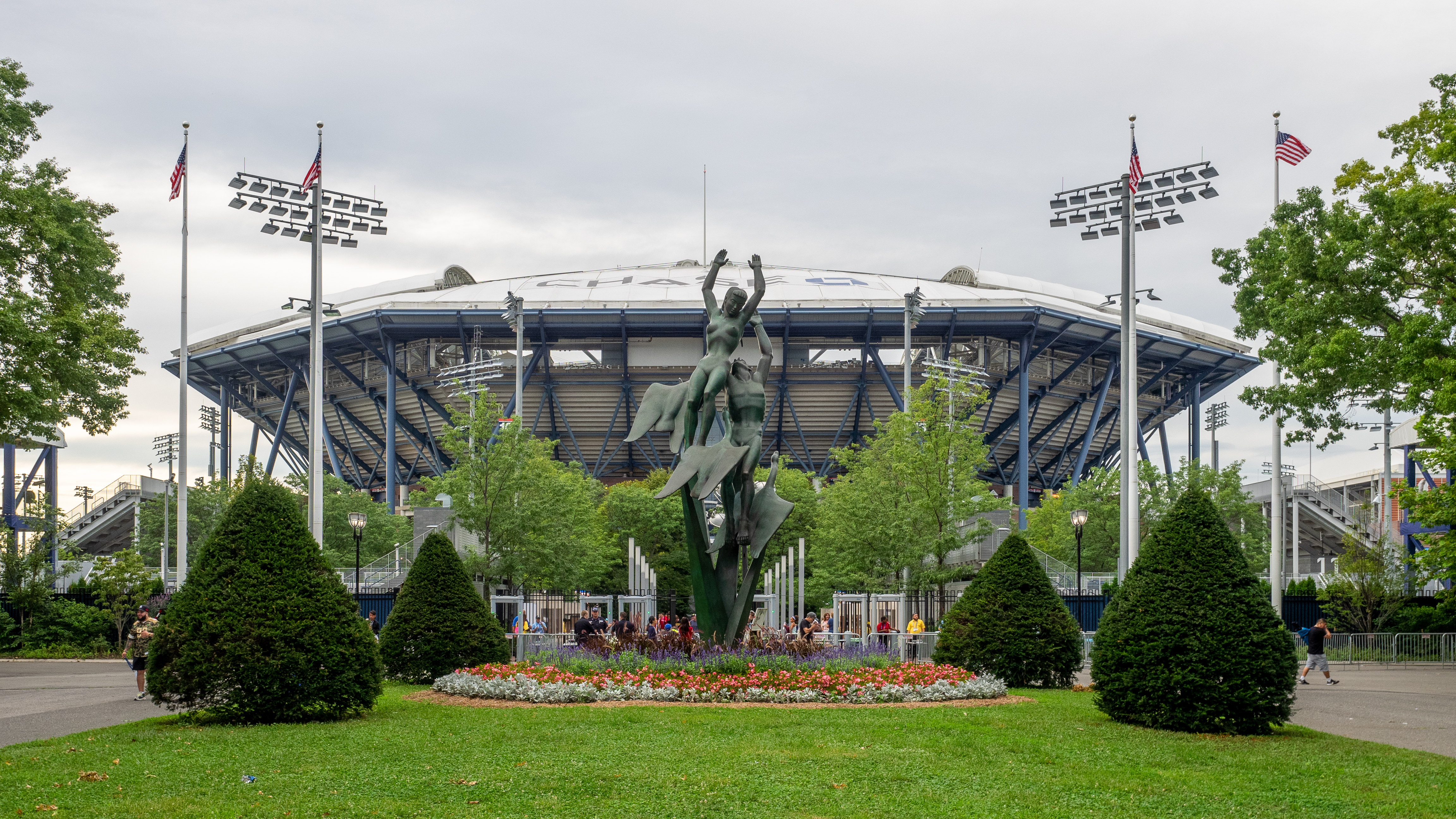 The USTA Billie Jean King National Tennis Center grounds, Flushing Meadows-Corona Park