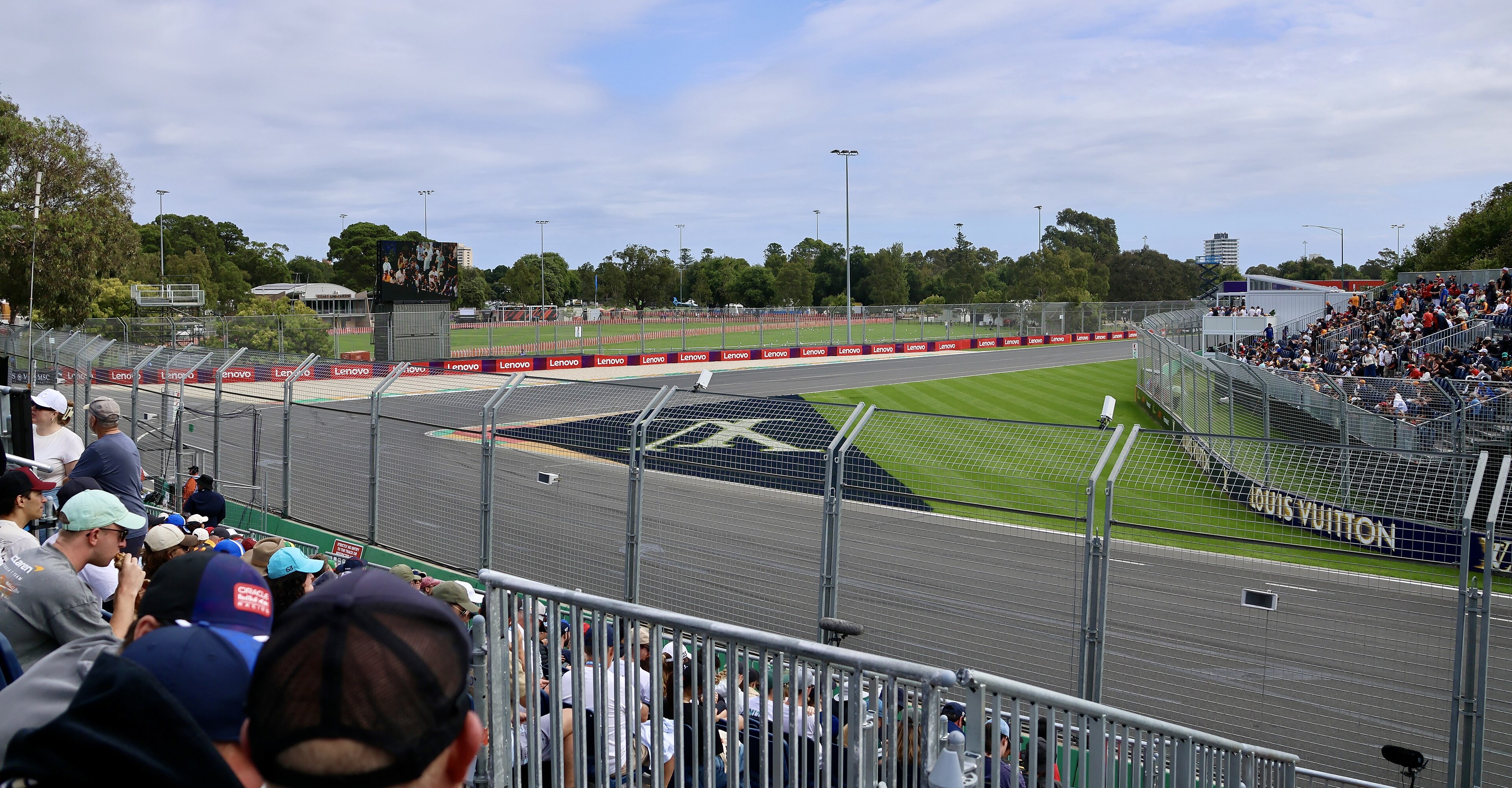 Vettel Stand at Albert Park, Turns 11 & 12