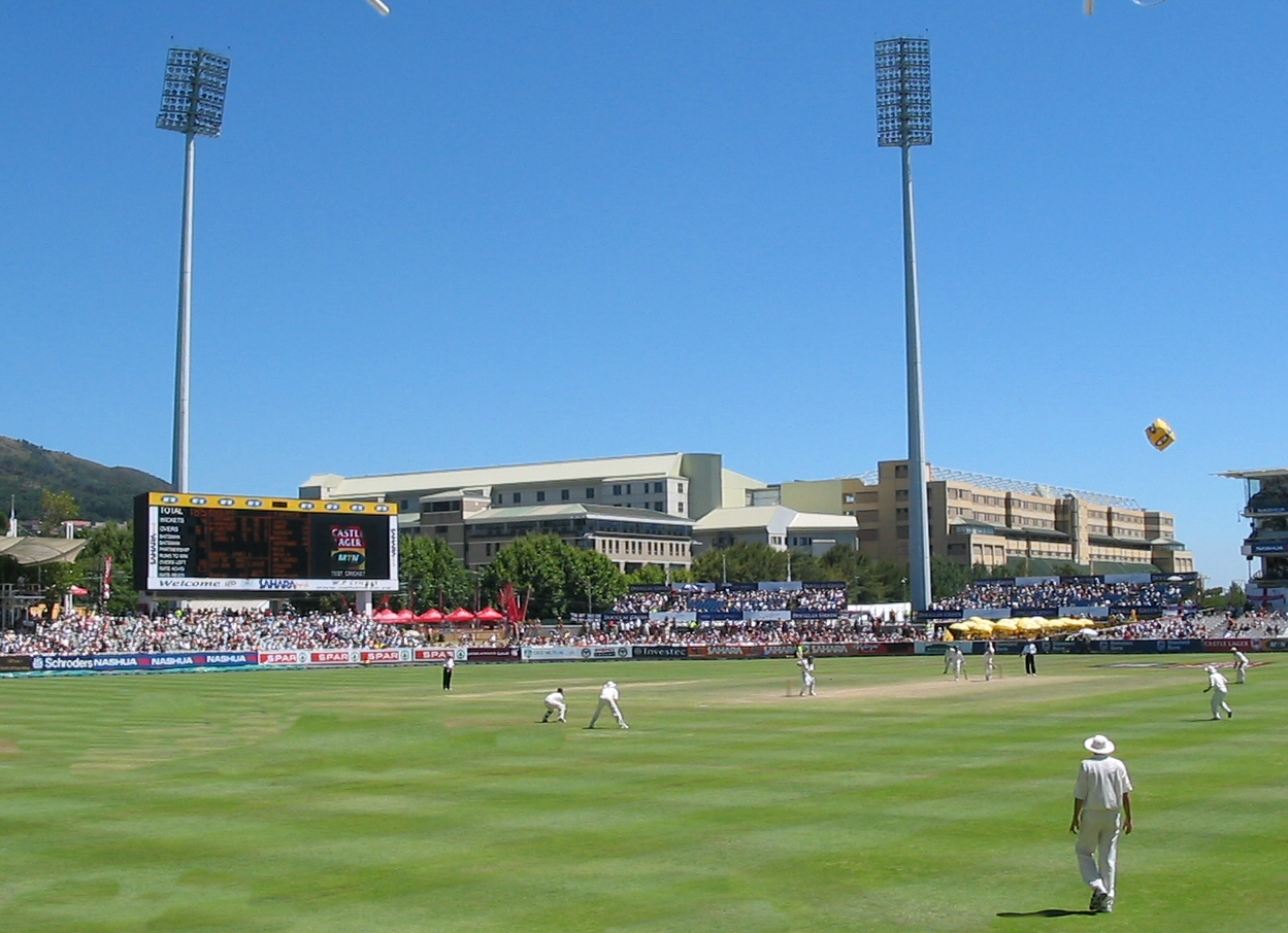 View of Newlands Cricket Ground showing the stands and seating areas