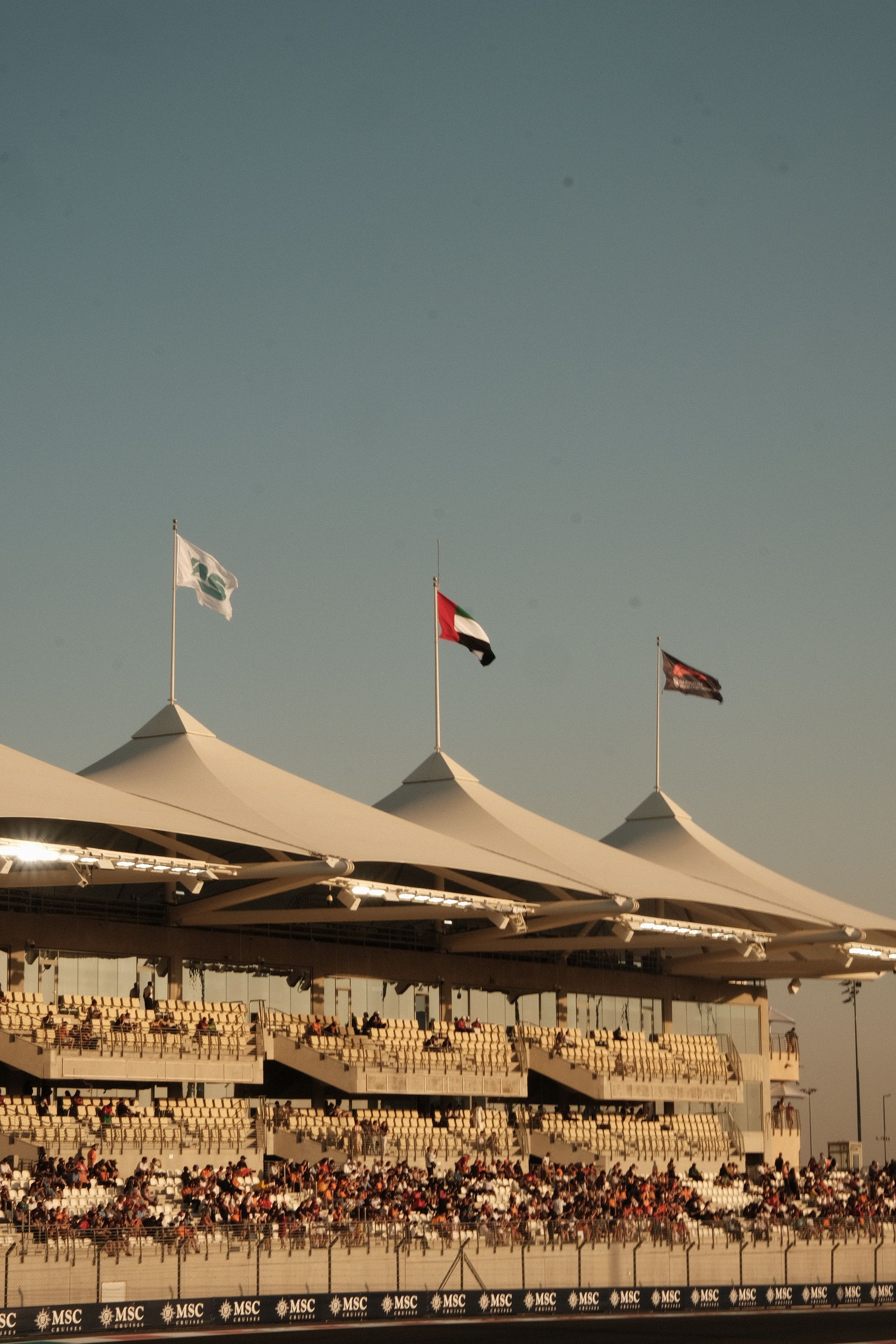 West Grandstand at Yas Marina Circuit