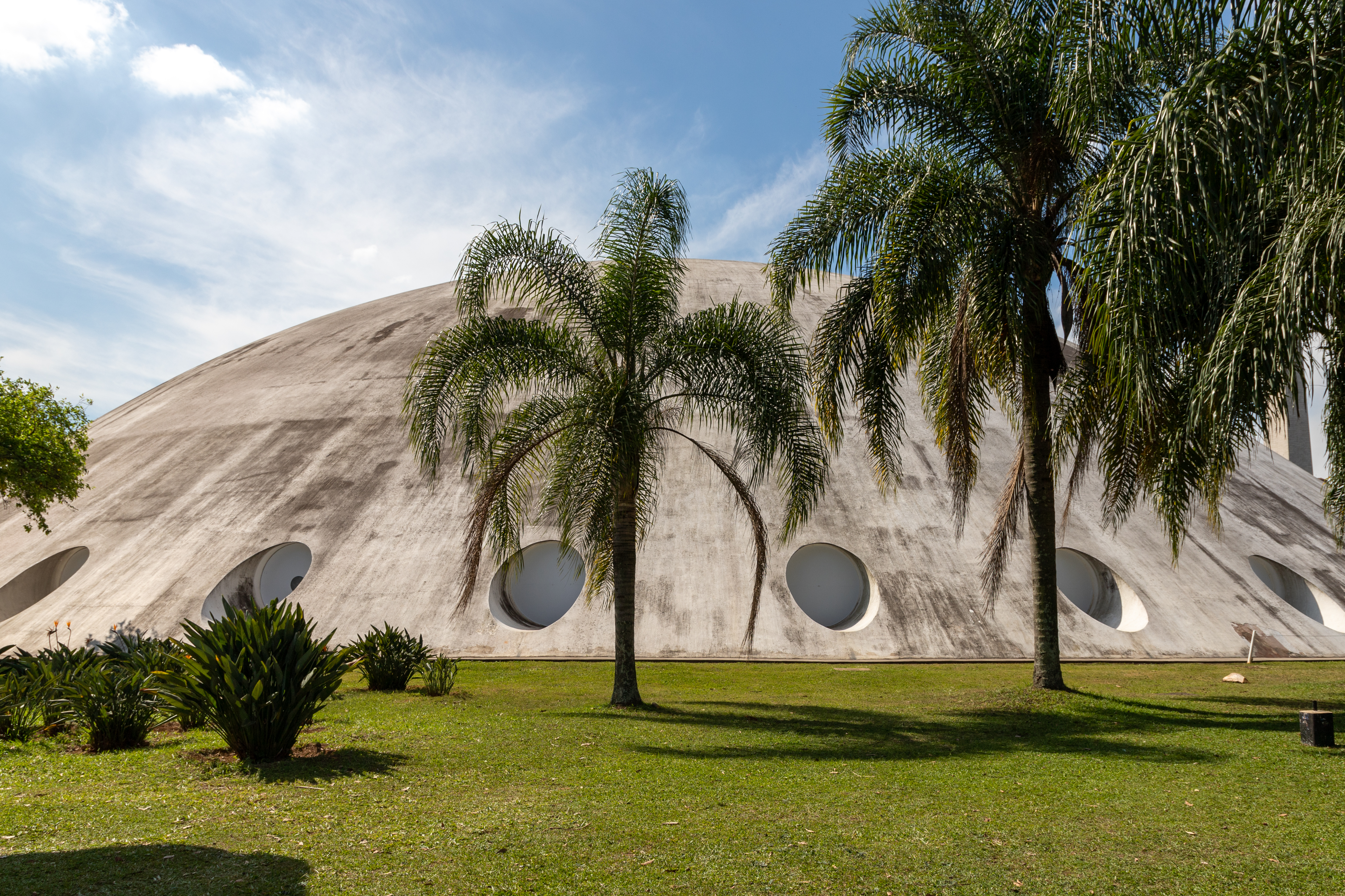 The Oca pavilion in Ibirapuera Park, São Paulo